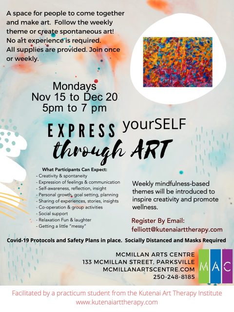 Express YourSELF Through Art - McMillan Arts Centre