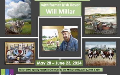 A Roving Irishman’s Life in Art, with former Irish Rover, Will MILLAR
