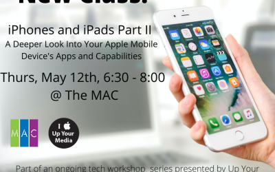 New!  Apple Technology Class: i-Phones and i-Pads Part 2