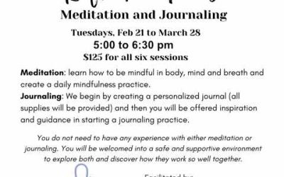 A Reflective Pause: Meditation and Journaling