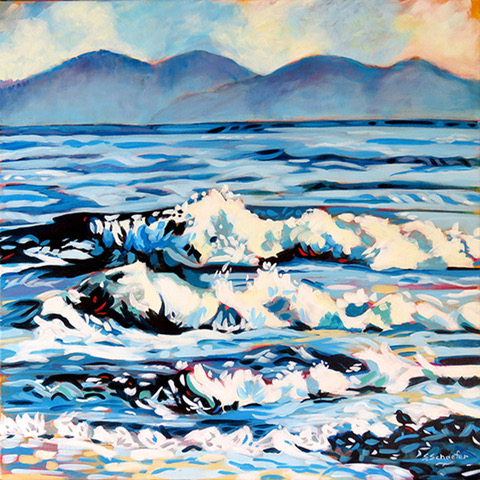 Making Waves – Acrylic Painting Class with Susan Schaefer