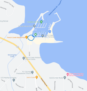 French Creek Marina-marked