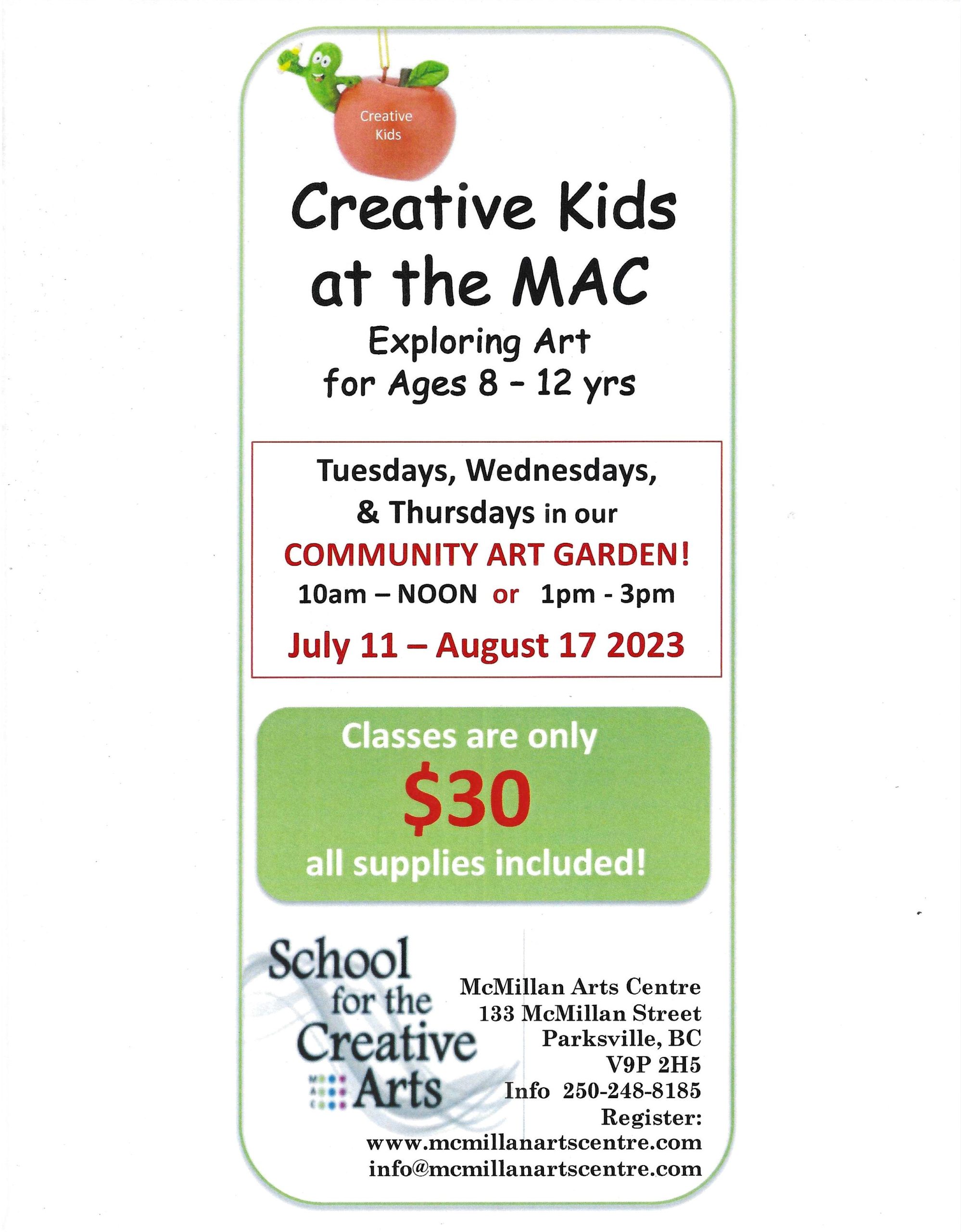 2023 Creative Kids Poster