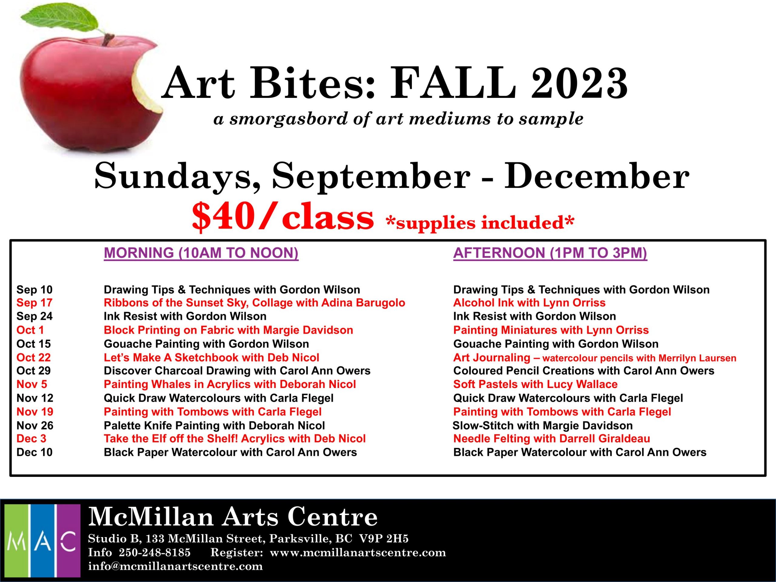 ART Bites FALL 2023Aug3