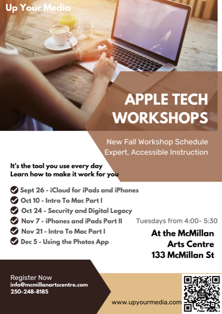 t2023 Fall Apple Tech workshop poster