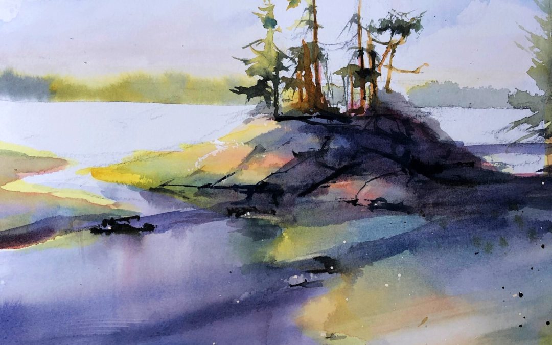 Watercolours with Peggy Burkosky: an Art Gems Workshop