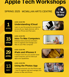 Apple Technology Workshops for Spring 2025