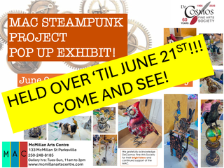 POP UP EXHIBIT!  Steampunk Project 2026