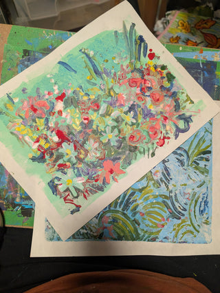 MAC School - Art Bites - Fun with Gelli Plates with Alex Carr -  Oct 4, 2026