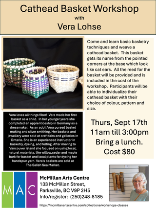 Cathead Basket Workshop with Vera LOHSE