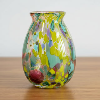Cinderella Glass - Monet vase - 4.5" tall -  - Glass Art - McMillan Arts Centre & MAC Box Office