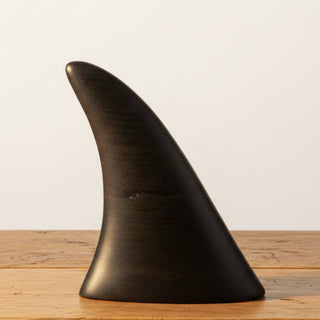 Ian Howie - Carving - Orca Dorsal Fin - 8" tall - Quadra Island marble