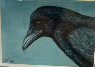 Wendy Schmidt - Card - "Spying Raven" - Wendy Schmidt - Card - McMillan Arts Centre & MAC Box Office