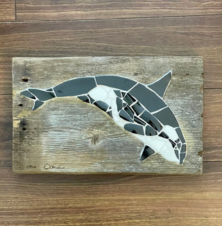 Deidre Michael - Mosaic - Orca - 12.5" x 7.5" -  - Mosaic - McMillan Arts Centre & MAC Box Office