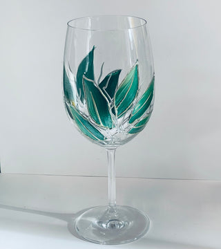 Lori Schiersmann - Wine Glass - Green/Lime/Silver -  - Glass Art - McMillan Arts Centre & MAC Box Office