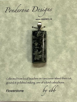 Elaine Bohm - Pendant - Flowerstone - 20" chain included -  - Jewellery - McMillan Arts Centre & MAC Box Office