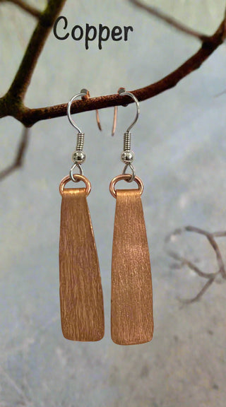 Elaine Bohm - Earrings - Copper  - Surgical Steel Ear Wire -  - Jewellery - McMillan Arts Centre & MAC Box Office