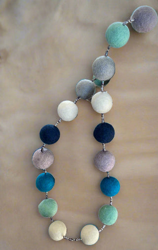 Lynn Orriss - Necklace - Felted Balls - 14" long -  - Jewellery - McMillan Arts Centre & MAC Box Office