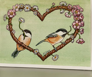Andrea Walters - Card - Chickadee Heart -  - Card - McMillan Arts Centre & MAC Box Office