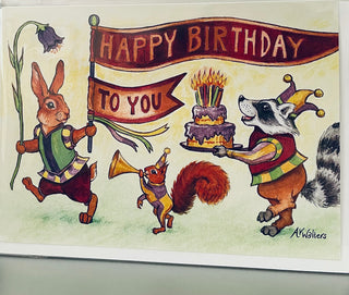 Andrea Walters - Card - Birthday Procession -  - Card - McMillan Arts Centre & MAC Box Office