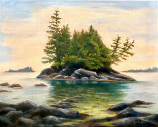 Island Solitude -  - Oil on canvas - McMillan Arts Centre & MAC Box Office