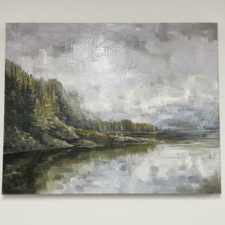 Ray Francis - Oil - "Escape the Fog" - 16" x 24" -  - Painting - McMillan Arts Centre & MAC Box Office