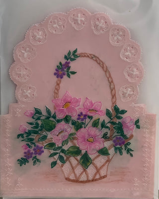 Penny Marshall - Card-  Basket of flowers -  - Card - McMillan Arts Centre & MAC Box Office