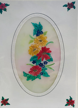 Penny Marshall - Card-  Cascade of flowers -  - Card - McMillan Arts Centre & MAC Box Office