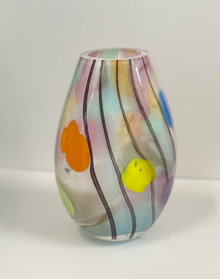 Cinderella Glass - Abstract Vase - 6.75" tall -  - Glass Art - McMillan Arts Centre & MAC Box Office