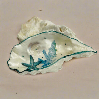 Darlene Looy - Painted Oyster Shell -  - Mixed Media - McMillan Arts Centre & MAC Box Office