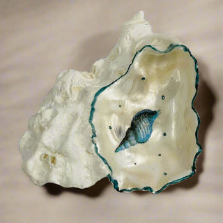 Darlene Looy - Painted Oyster Shell -  - Mixed Media - McMillan Arts Centre & MAC Box Office