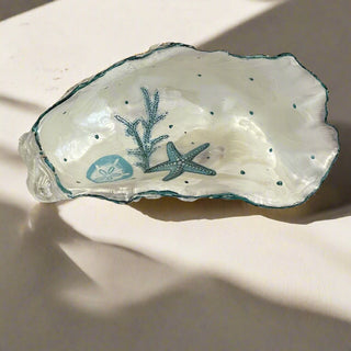 Darlene Looy - Painted Oyster Shell -  - Mixed Media - McMillan Arts Centre & MAC Box Office