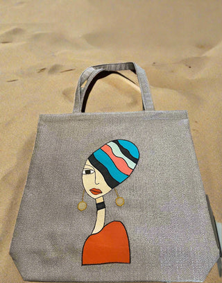 Dorothy Lupul - Tote bag - 16" x 16" -  - Textile Art - McMillan Arts Centre & MAC Box Office