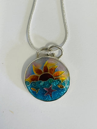 Gina Shear - Pendant - Sunrise - 18" chain -  - Jewellery - McMillan Arts Centre & MAC Box Office
