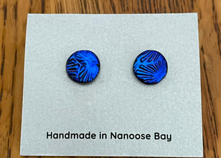 Robert Tutty - Earrings -  Dichroic glass - Round -  - Jewellery - McMillan Arts Centre & MAC Box Office