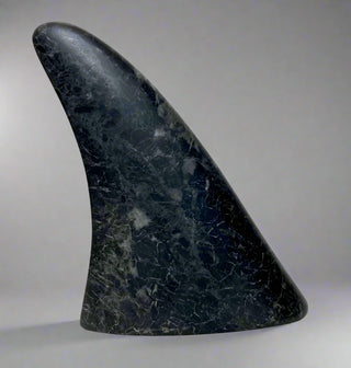 Ian Howie - Carving - Small Dorsal Fin - Carmanah Black Marble, Franklin River Valley -  - Carving - McMillan Arts Centre & MAC Box Office