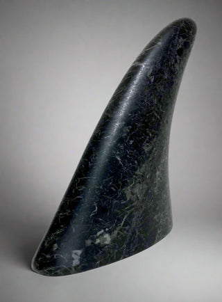 Ian Howie - Carving - Small Dorsal Fin - Carmanah Black Marble, Franklin River Valley -  - Carving - McMillan Arts Centre & MAC Box Office