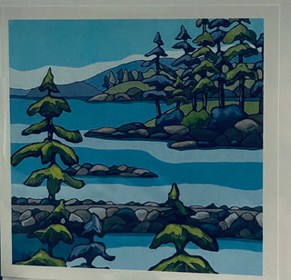 Joanne Ayley - Card - "Bridging the Blue" -  - Card - McMillan Arts Centre & MAC Box Office