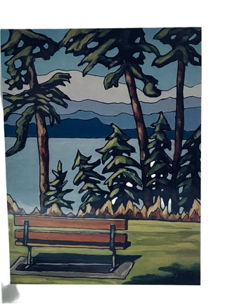 Joanne Ayley - Card - "A Seat by the Salish" -  - Card - McMillan Arts Centre & MAC Box Office