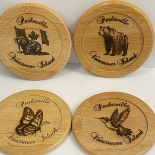 Colin Parker - Wood -  Coaster - various animals & birds -  - Wood - McMillan Arts Centre & MAC Box Office