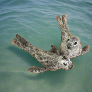 Kate Beauregard - Felted harbour seal -  - Fibre Art - McMillan Arts Centre & MAC Box Office