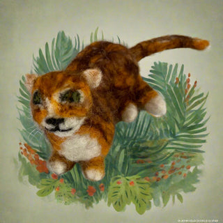 Kate Beauregard - Felted Tiger -  - Fibre Art - McMillan Arts Centre & MAC Box Office