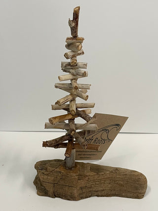 Wes Robertson - Driftwood Tree - 6" -  -  - McMillan Arts Centre & MAC Box Office