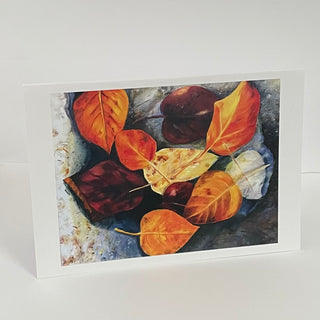 Margery Blom - Card - Painted Leaves -  - Card - McMillan Arts Centre & MAC Box Office