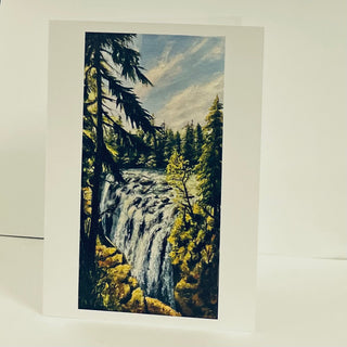 Margery Blom - Card - Englishman River Falls -  - Card - McMillan Arts Centre & MAC Box Office