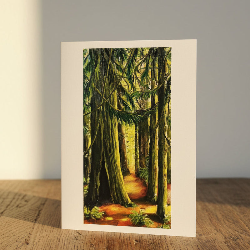 Margery Blom - Card - Cathedral Grove -  - Card - McMillan Arts Centre & MAC Box Office