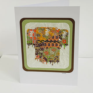 Lynn Orriss - Card -Collage - Kimono -  - Card - McMillan Arts Centre & MAC Box Office