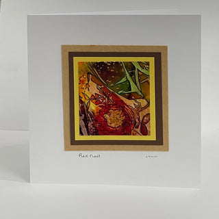 Lynn Orriss - Card - Red Nest -  - Card - McMillan Arts Centre & MAC Box Office