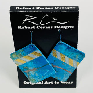 Robert Cerins - Earrings - Blue -  - Jewellery - McMillan Arts Centre & MAC Box Office