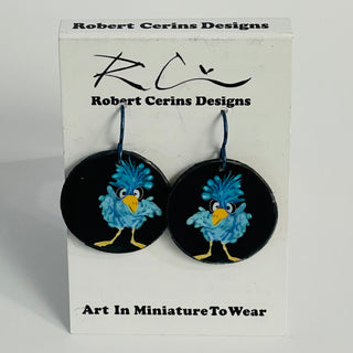 Robert Cerins - Earrings - Circle - Bird -  - Jewellery - McMillan Arts Centre & MAC Box Office